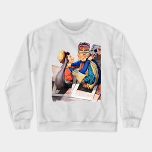 King and Queen Retro Vintage Crewneck Sweatshirt